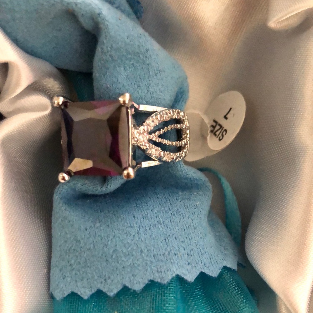 Purple stone ring